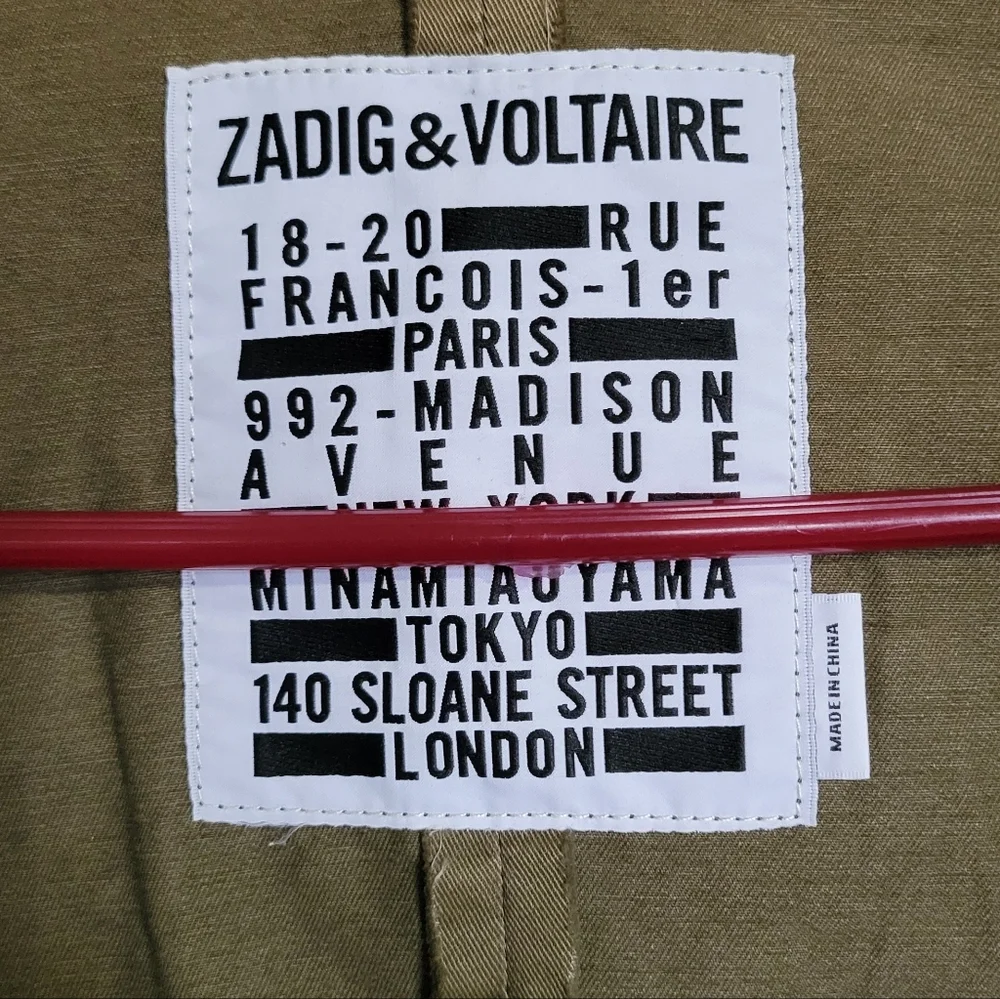 Zadig & Voltaire Military Jacket - Picture 10 of 11
